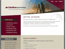 Tablet Screenshot of deltasurvey.com